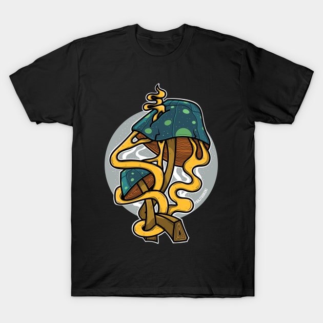 Magic Mushroom love T-Shirt by Frajtgorski